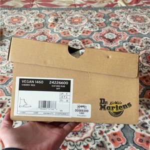 Vegan Cherry Red Doc Martens